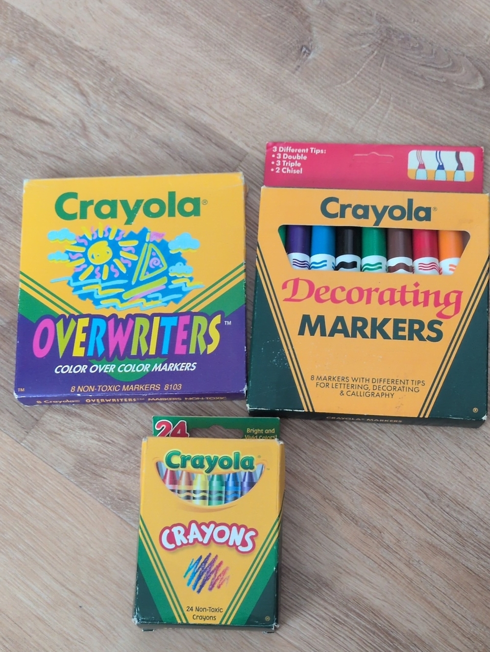 Vintage Crayola Crayons And Markers